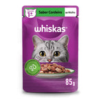 Ração Úmida Whiskas Sachê Cordeiro ao Molho para Gatos Adultos 85 g 15un