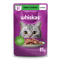 Ração Úmida Whiskas Sachê Cordeiro ao Molho para Gatos Adultos 85 g 15un