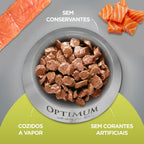 Ração Úmida Optimum Sachê para Gatos Adultos Sabor Salmão 85g