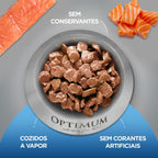Ração Úmida Optimum Sachê para Gatos Adultos Castrados Sabor Salmão 85g