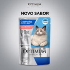 Ração Úmida Optimum Sachê para Gatos Adultos Castrados Sabor Salmão 85g