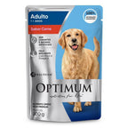 Ração Úmida Optimum Sachê para Cães Adultos Sabor Carne 100g