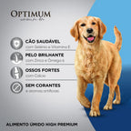 Ração Úmida Optimum Sachê para Cães Adultos Sabor Carne 100g