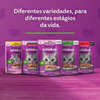 Ração Úmida Whiskas Sachê Salmão ao Molho para Gatos Adultos 85 g