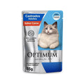 Ração Úmida Optimum Sachê para Gatos Adultos Castrados Sabor Carne 85g