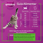 Ração Úmida Whiskas Sachê Peixe ao Molho para Gatos Adultos Castrados 85 g