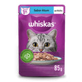 Ração Úmida Whiskas Sachê Atum ao Molho para Gatos Adultos 85 g 15un