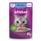 Ração Úmida Whiskas Sachê Atum ao Molho para Gatos Adultos 85 g 15un
