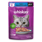 Ração Úmida Whiskas Sachê Peixe Jelly para Gatos Adultos 85 g