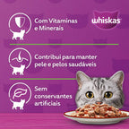 Ração Úmida Whiskas Sachê Carne Jelly para Gatos Adultos 85 g