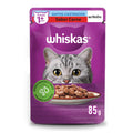 Ração Úmida Whiskas Sachê Carne ao Molho para Gatos Adultos Castrados 85 g