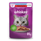 Ração Úmida Whiskas Sachê Carne ao Molho para Gatos Adultos Castrados 85 g