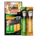 Petisco Sheba Cremoso Sabores Frango e Frango & Peixe Branco Gatos Adultos 4 Uni
