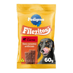 Petisco Pedigree Filezitos Bifinho Carne para Cães Adultos 60g