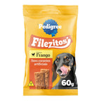 Petisco Pedigree Filezitos Bifinho Frango para Cães Adultos 60g