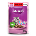 Ração Úmida Whiskas Sachê Carne ao Molho para Gatos Filhotes 85 g 15un