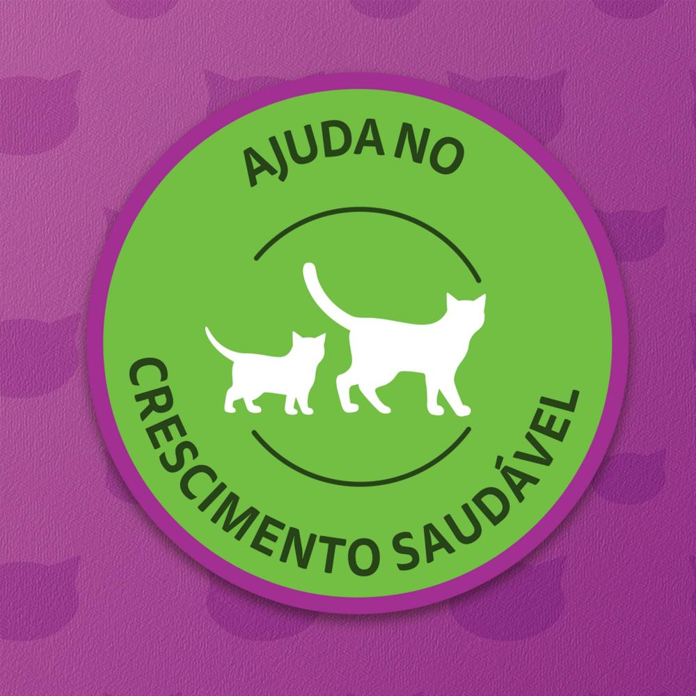 Ração Úmida Whiskas Sachê Carne ao Molho para Gatos Filhotes 85 g