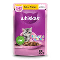 Ração Úmida Whiskas Sachê Frango ao Molho para Gatos Filhotes 85 g