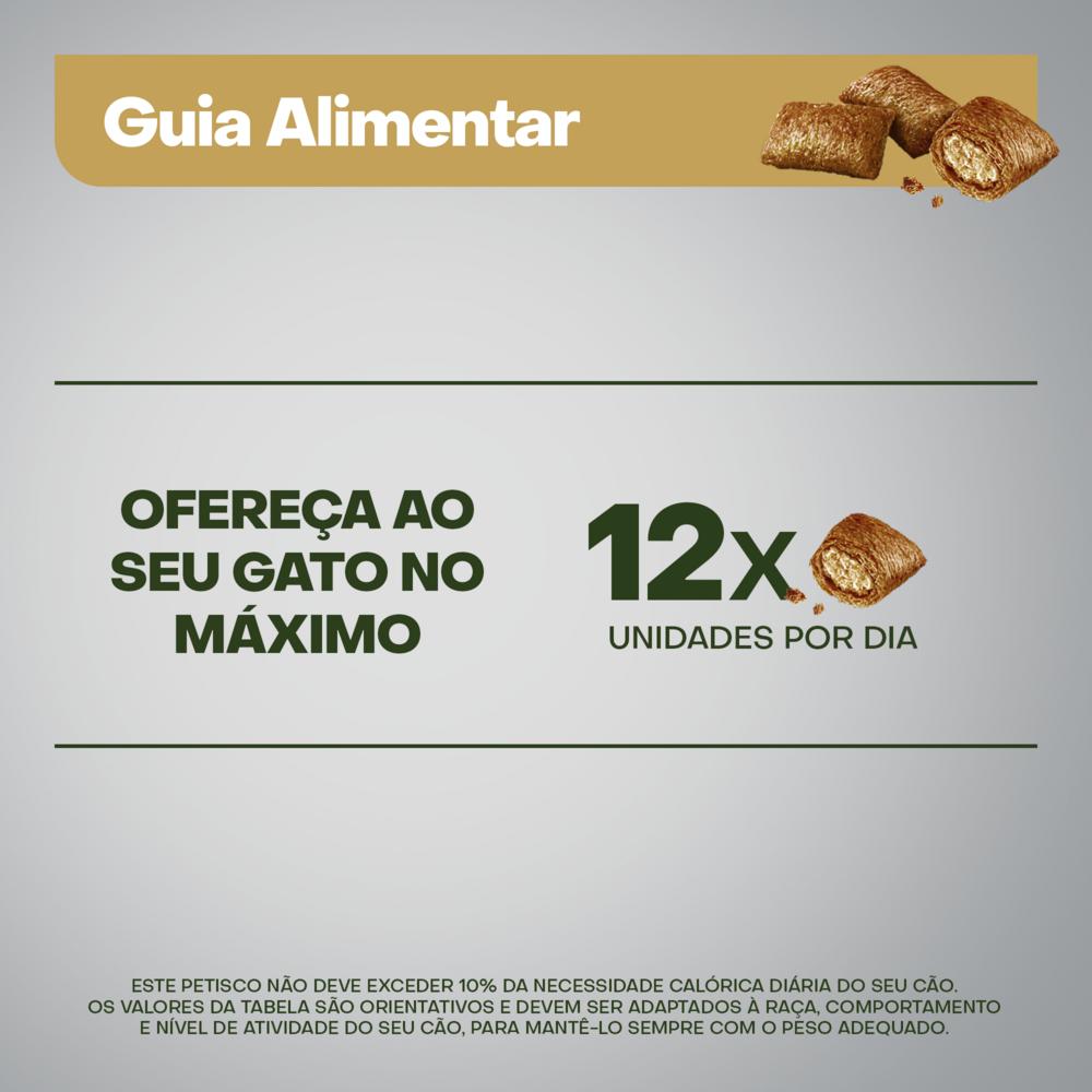 Petisco Optimum  Anti Bola de Pelo para Gatos Adultos Sabor Carne e Linhaça 80g