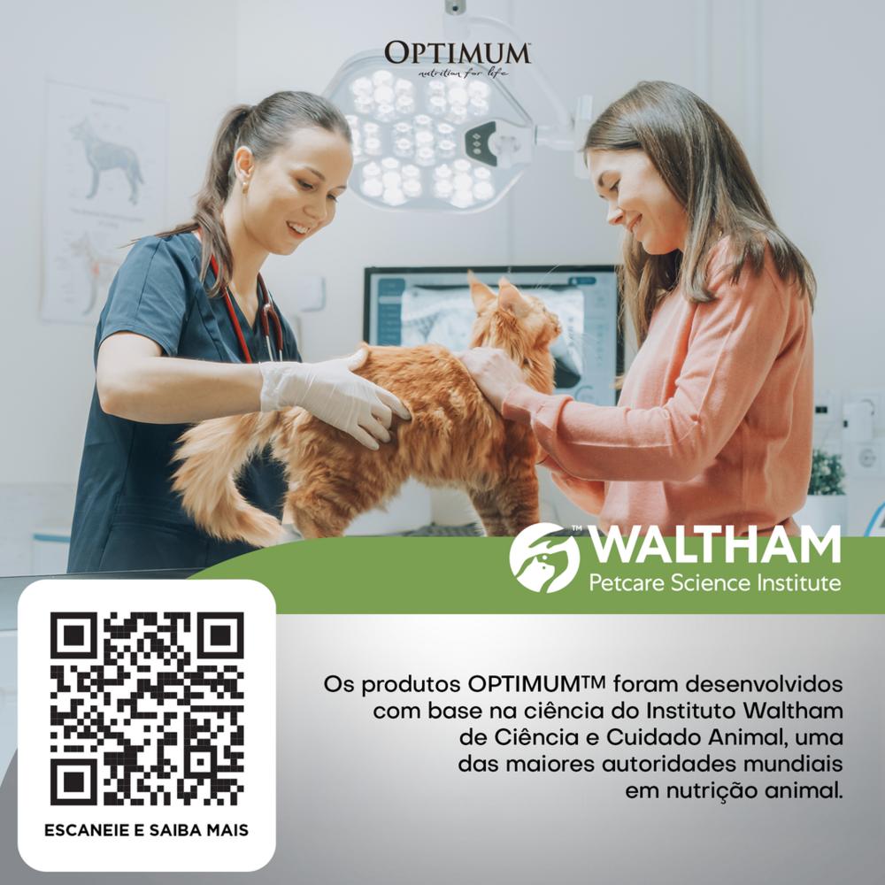 Petisco Optimum  Anti Bola de Pelo para Gatos Adultos Sabor Carne e Linhaça 80g