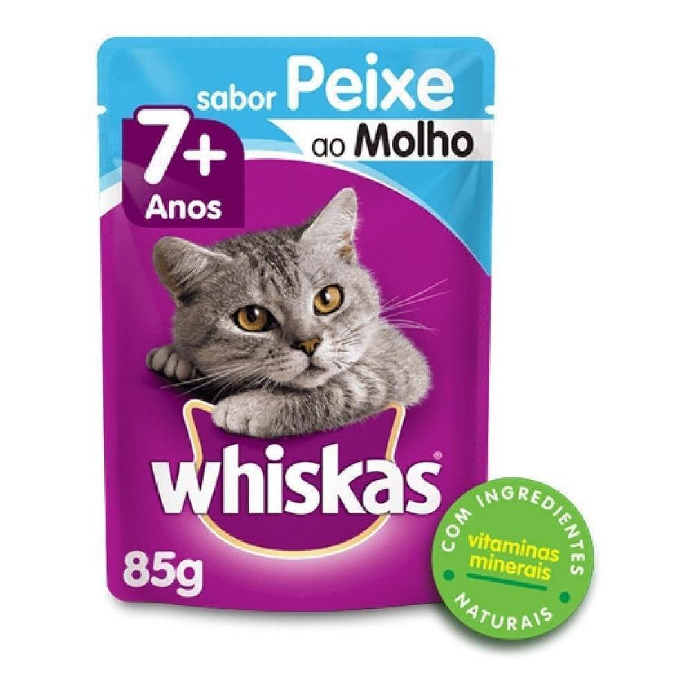 Sachê Whiskas Senior Peixe 85G