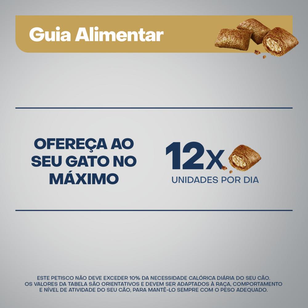 Petisco Optimum  Pele e Pelo para Gatos Adultos Sabor Salmão e Vegetais 80g