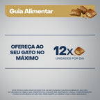 Petisco Optimum  Pele e Pelo para Gatos Adultos Sabor Salmão e Vegetais 80g