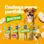 Biscoito Pedigree Biscrok Para Cães Adultos Raças Pequenas  Sabor Banana, Leite e Aveia 500g