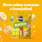 Biscoito Pedigree Biscrok Para Cães Adultos Raças Pequenas  Sabor Banana, Leite e Aveia 500g