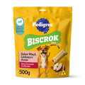 Biscoito Pedigree Biscrok Para Cães Adultos Raças Pequenas  Sabor Maça, Linhaça e Aveia 500g