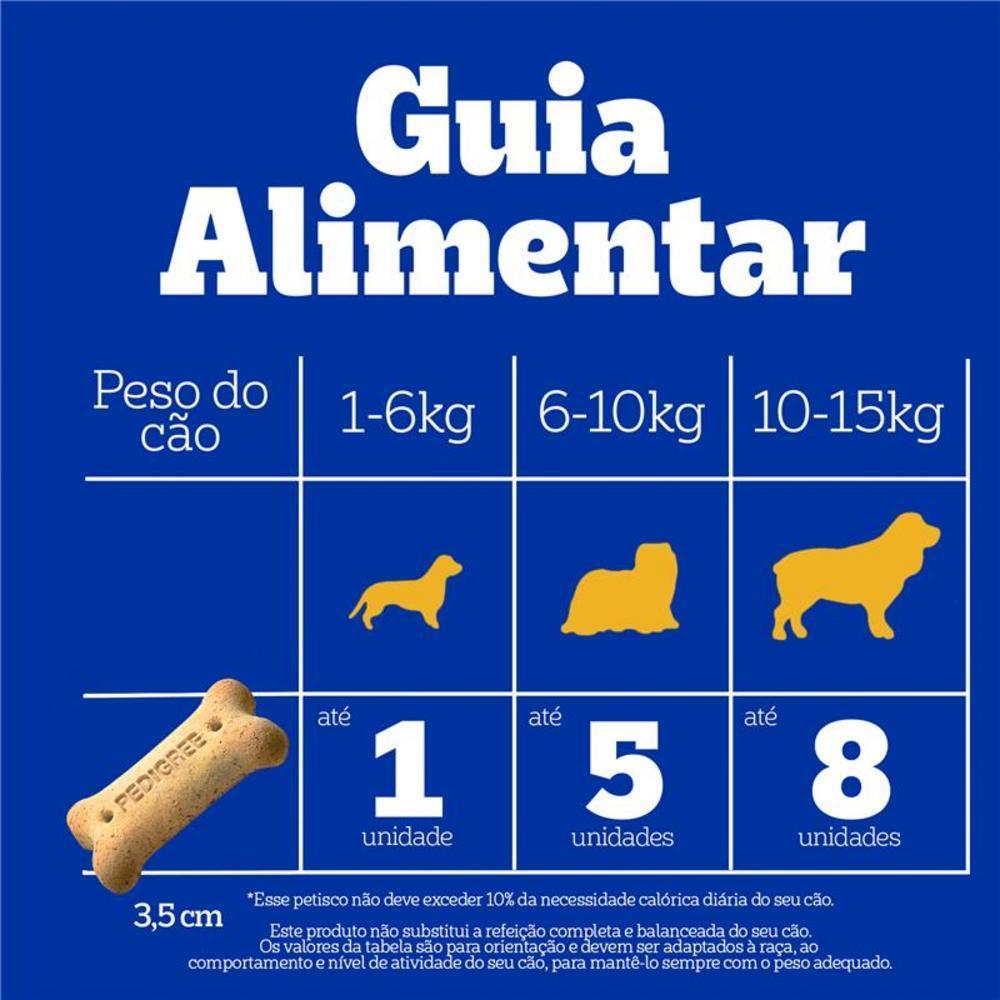 Biscoito Pedigree Biscrok Para Cães Adultos Raças Pequenas  Sabor Maça, Linhaça e Aveia 500g