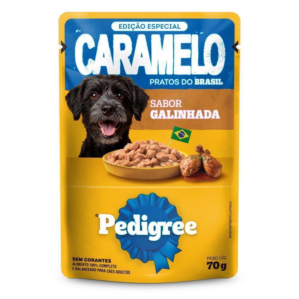 Ração Úmida Pedigree Sachê para Cães Adultos Sabor Galinhada 70g