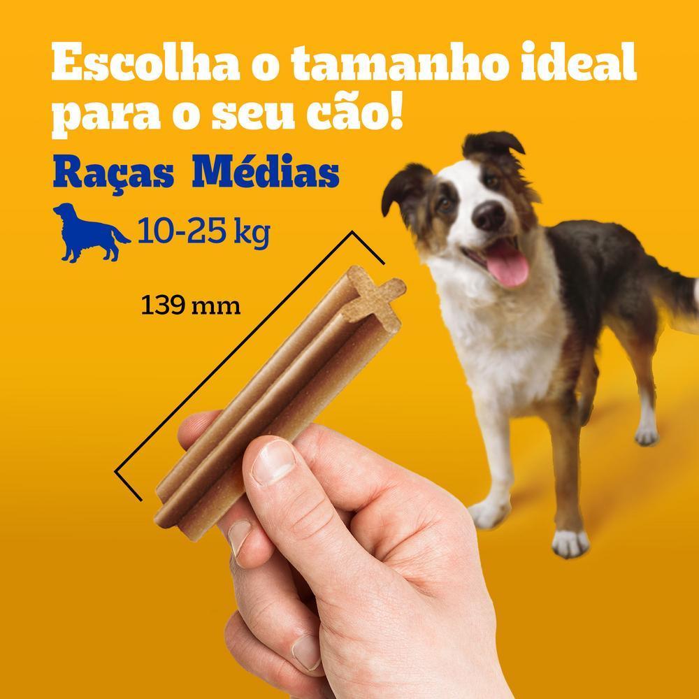 Petisco Pedigree Dentastix Cuidado Oral Para Cães Adultos Raças Médias 7 Unidades