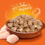 Ração Úmida Champ Sachê Cães Adultos Sabor Caseiro Frango 85g 1un