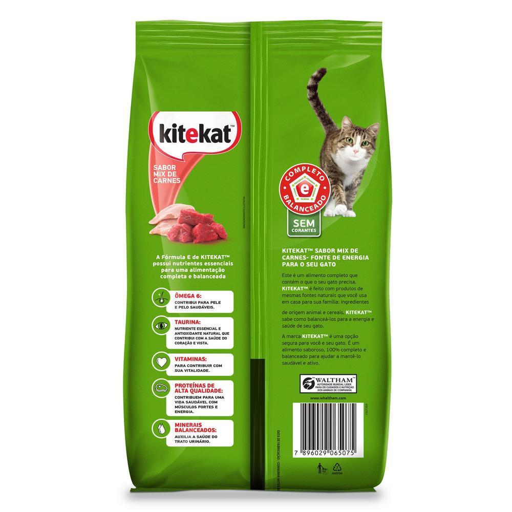 Ração KiteKat Mix de Carnes Para Gatos Adultos 900g