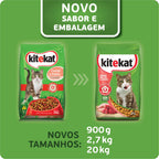 Ração KiteKat Mix de Carnes Para Gatos Adultos 900g