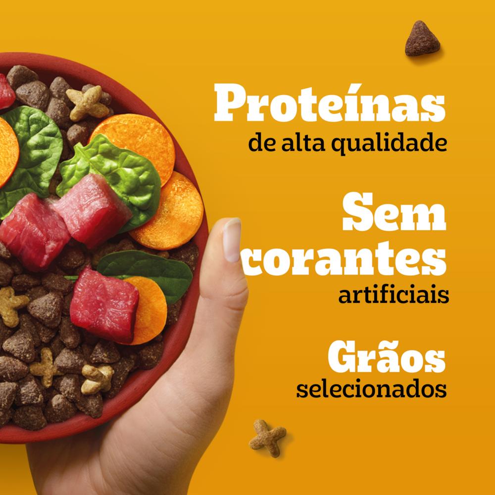 Ração Pedigree Carne e Vegetais Cães Adultos Raças Pequenas e Minis 15 kg
