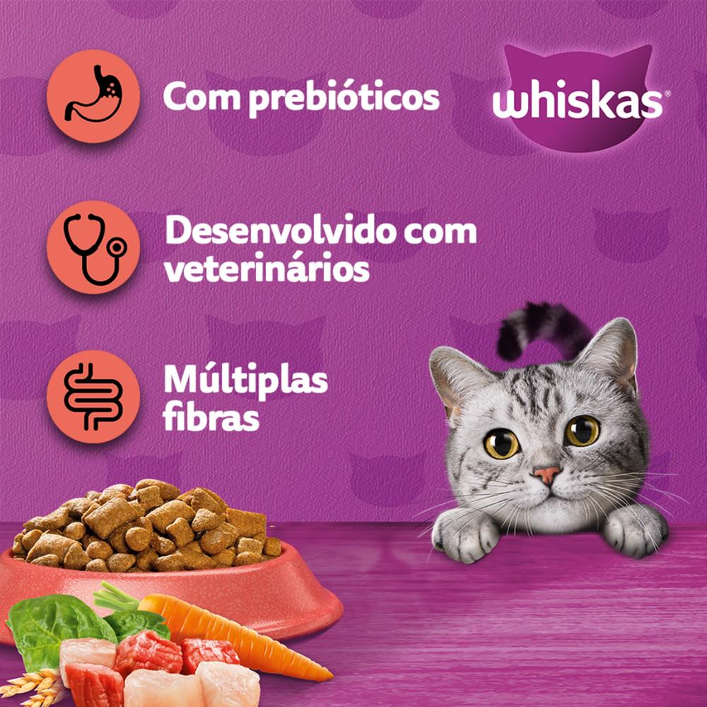Ração Whiskas Mix de Carnes Gatos Adultos 10,1 kg