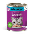 Ração Úmida Whiskas Lata Atum ao Molho para Gatos Adultos 290 g