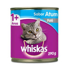 Ração Úmida Whiskas Lata Atum ao Molho para Gatos Adultos 290 g