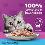 Ração Úmida Whiskas Lata Atum ao Molho para Gatos Adultos 290 g