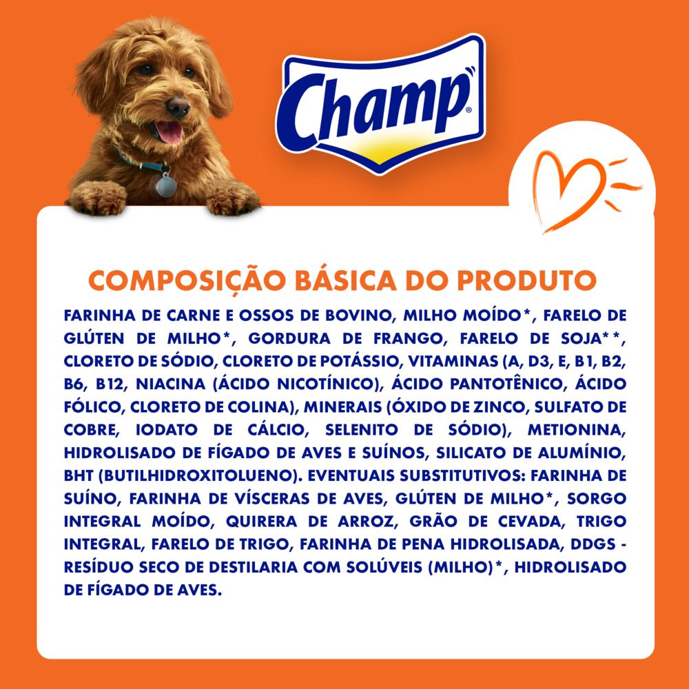 Ração Champ Carne e Cereal Para Cães Adultos 15 kg