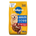 Ração Pedigree Carne Frango e Cereais Cães Adultos Raças Médias e Grandes 10,1 kg
