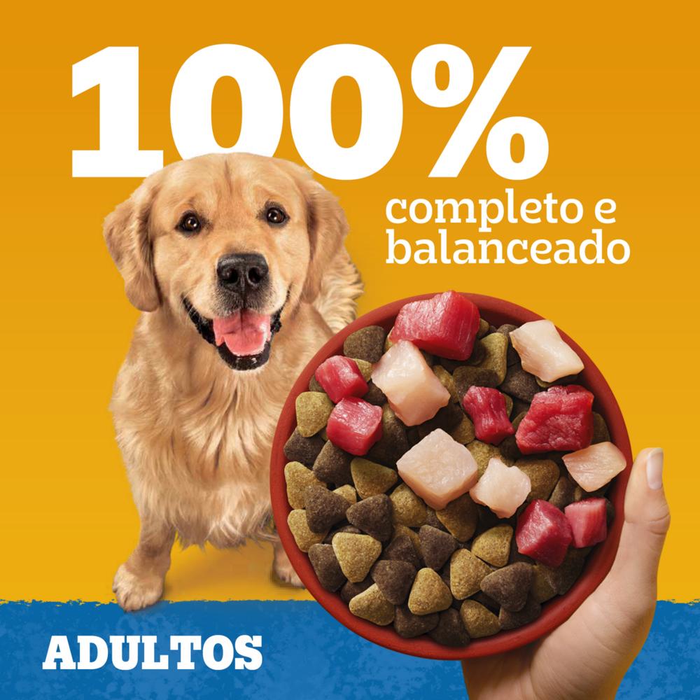Ração Pedigree Carne Frango e Cereais Cães Adultos Raças Médias e Grandes 10,1 kg