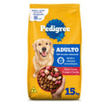 Ração Pedigree Carne Frango e Cereais Cães Adultos Raças Médias e Grandes 15 kg