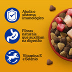 Ração Pedigree Carne Frango e Cereais Cães Adultos Raças Médias e Grandes 15 kg