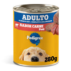 Ração Úmida para Cachorros Adultos Sabor Patê de Carne Pedigree 280G