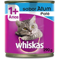 Ração Úmida Whiskas Lata para Gatos Adultos Sabor Atum 290g 10un