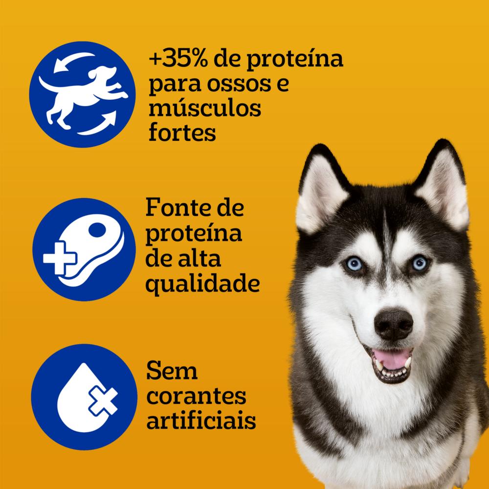Ração Úmida Pedigree Sachê High Protein Cães Adultos Carne e Frango 85 g