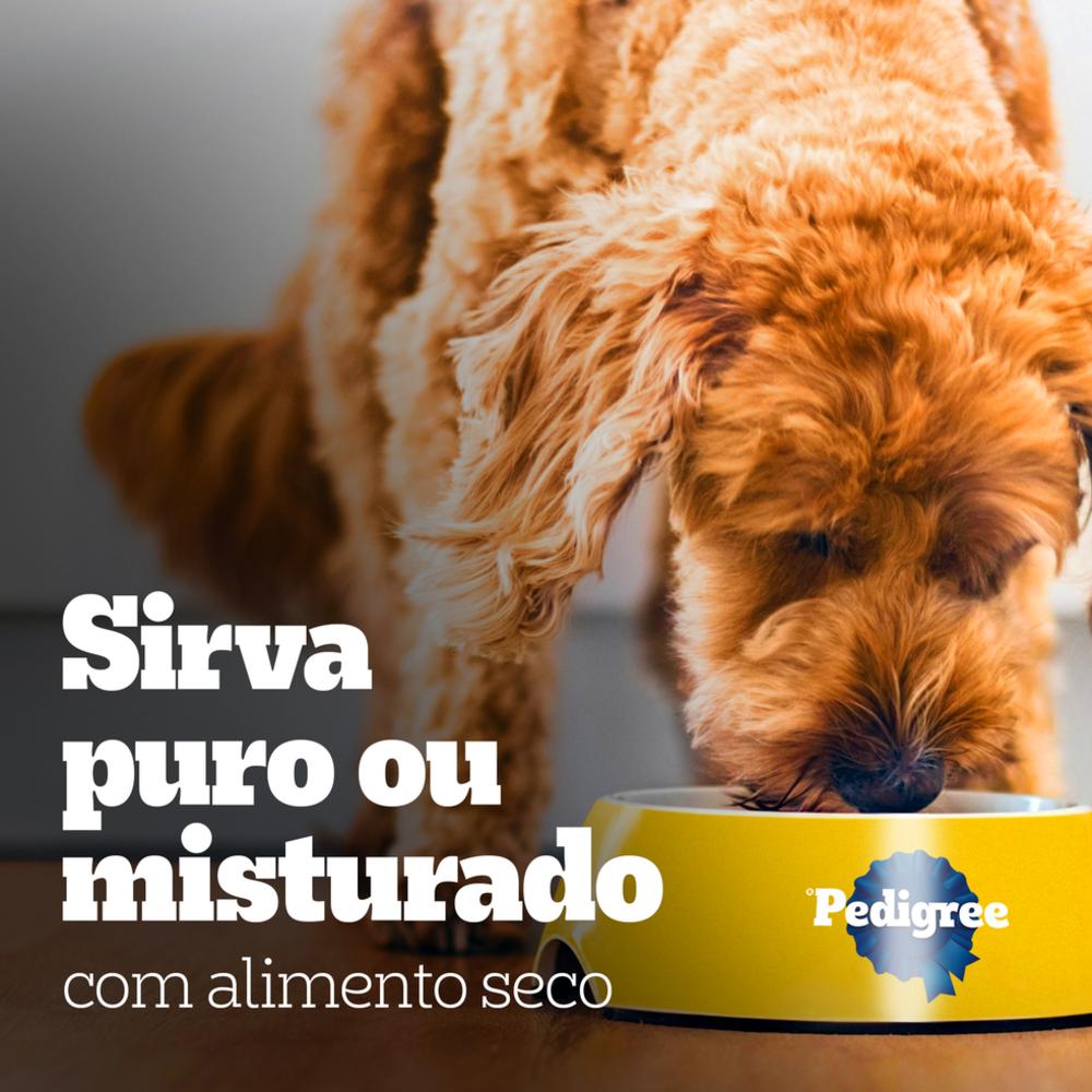 Ração Úmida Pedigree Sachê High Protein Cães Adultos Carne e Frango 85 g
